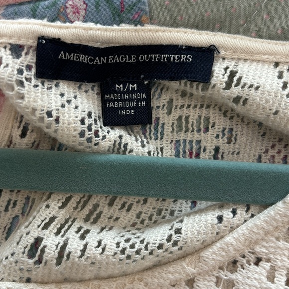 Sz M American Eagle Outfitters cream color dress. - Picture 2 of 3